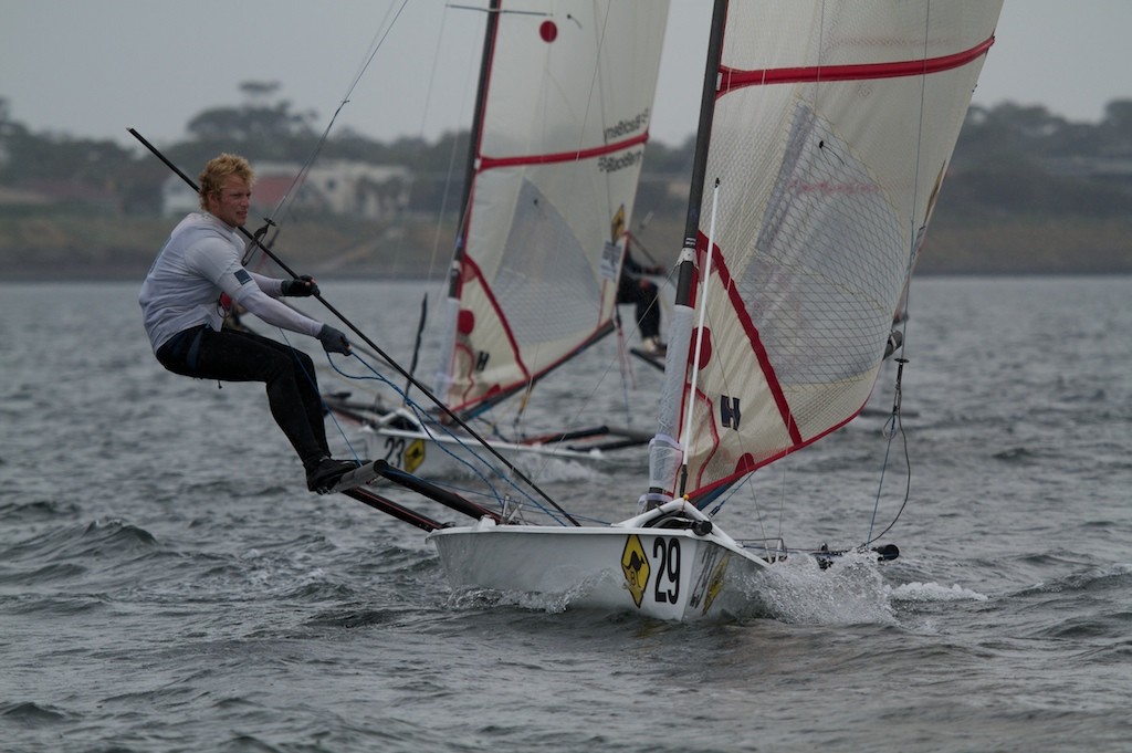 Julian Ramm - Broo Premium Lager Musto Performance Skiff World Championships - day 3 © Shane Baker Photographs http://www.shanebaker.net